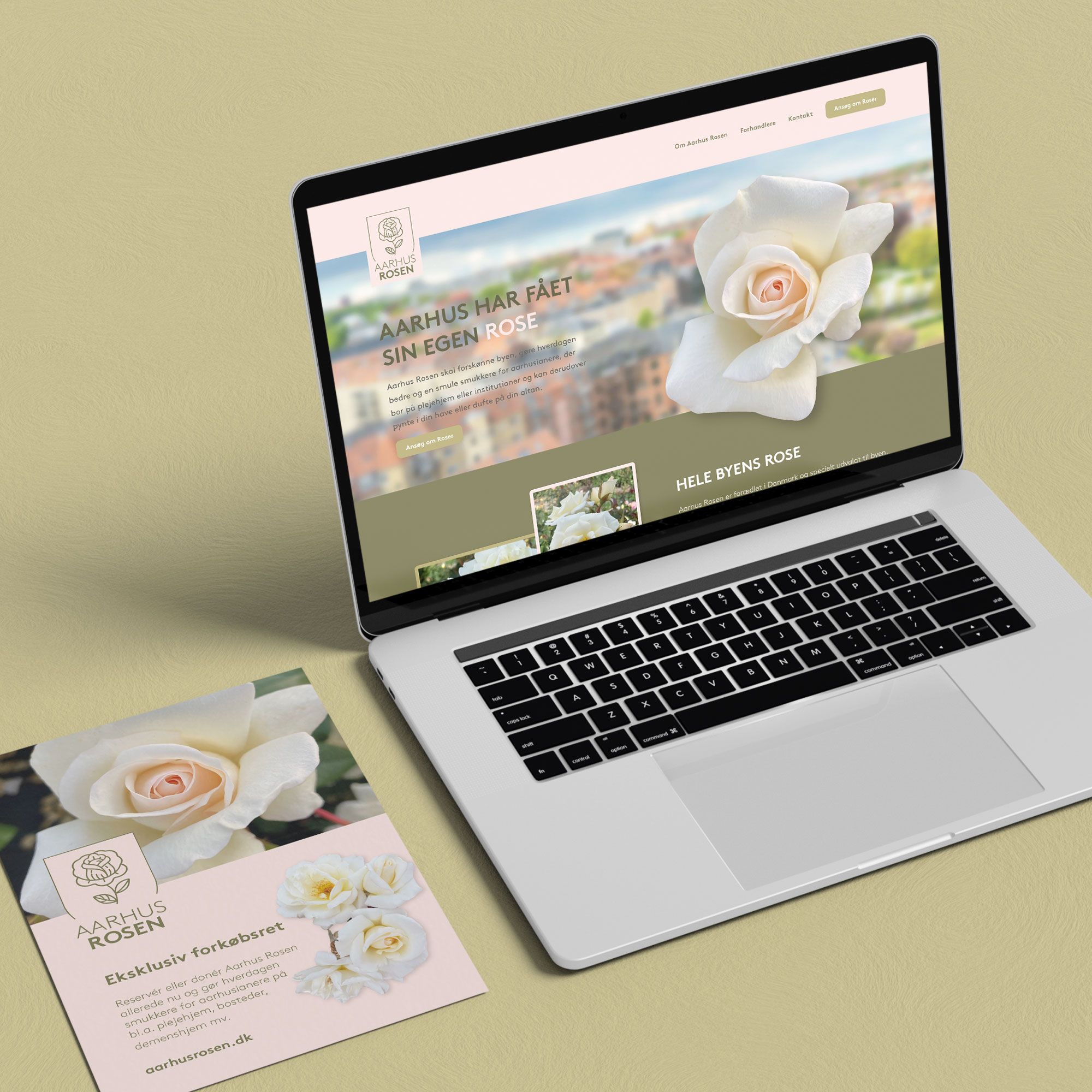 Aarhus rosen webdesign grafisk design